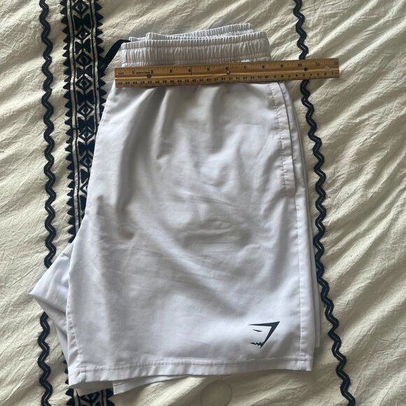 Men's White Gymshark Short XL - Picture 7 of 7
